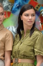 JOSEPHINE SKRIVER and ADRIANA LIMA on the Set of Maybelline Commercial in New York 03/22/2019
