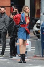 JOY CORRIGAN on the Set of a Photoshoot in New York 03/24/2019