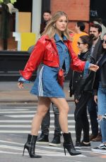 JOY CORRIGAN on the Set of a Photoshoot in New York 03/24/2019