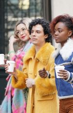 JULIA CHAN on the Set of Katy Keene in New York 03/26/2019
