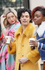 JULIA CHAN on the Set of Katy Keene in New York 03/26/2019