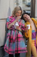 JULIA CHAN on the Set of Katy Keene in New York 03/26/2019
