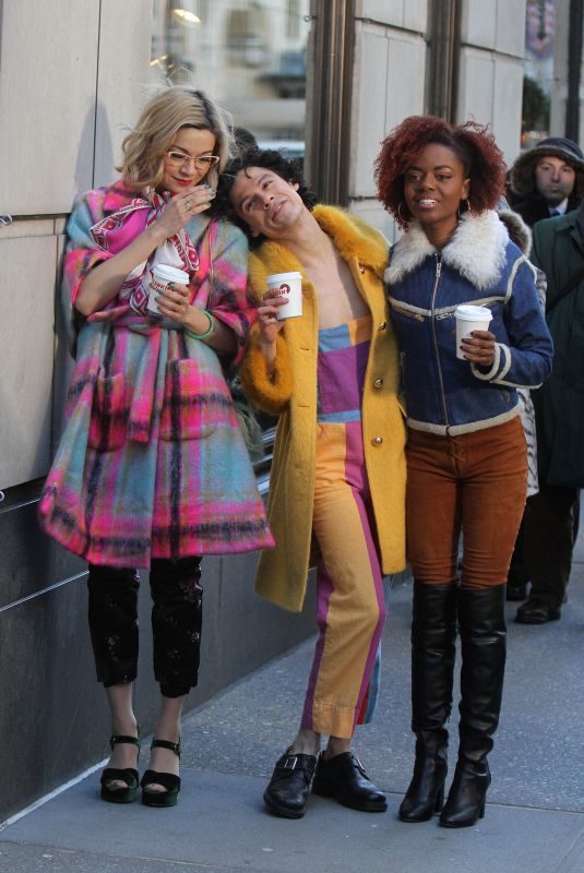 JULIA CHAN on the Set of Katy Keene in New York 03/26/2019