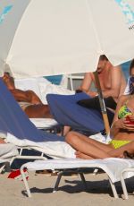 JULIA PEREIRA in Bikini at a Beach in Miami 03/02/2019