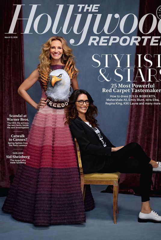 JULIA ROBERTS and ELIZABETH STEWART in The Hollywood Reporter, March 2019 – HawtCelebs