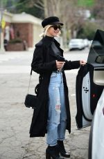 JULIANNE HOUGH Leaves Granville Restaurant in Studio City 03/01/2019