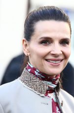 JULIETTE BINOCHE Arrives at Chloe Fashion Show in Paris 02/28/2019