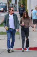 KAIA and Rande GERBER Out for Lunch in Los Angeles 03/22/2019