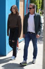 KAIA and Rande GERBER Out for Lunch in Los Angeles 03/22/2019