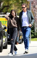KAIA and Rande GERBER Out for Lunch in Los Angeles 03/22/2019
