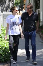 KAIA and Rande GERBER Out Shopping in West Hollywoood 03/26/2019