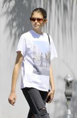 KAIA and Rande GERBER Out Shopping in West Hollywoood 03/26/2019