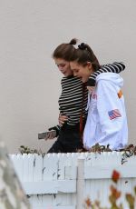 KAIA GERBER and CHARLOTTE LAWRENCE Out in Brentwood 03/11/2019