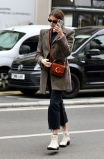 KAIA GERBER and Wellington Grant Leaves Their Hotel in Paris 02/28/2019