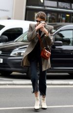 KAIA GERBER and Wellington Grant Leaves Their Hotel in Paris 02/28/2019