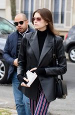 KAIA GERBER Heading to Givenchy Fitting in Paris 03/03/2019