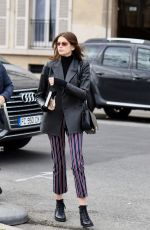KAIA GERBER Heading to Givenchy Fitting in Paris 03/03/2019