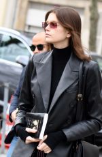 KAIA GERBER Heading to Givenchy Fitting in Paris 03/03/2019