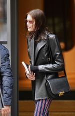 KAIA GERBER Heading to Givenchy Fitting in Paris 03/03/2019