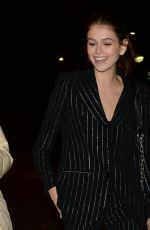 KAIA GERBER Leaves Vogue Party in Paris 03/04/2019