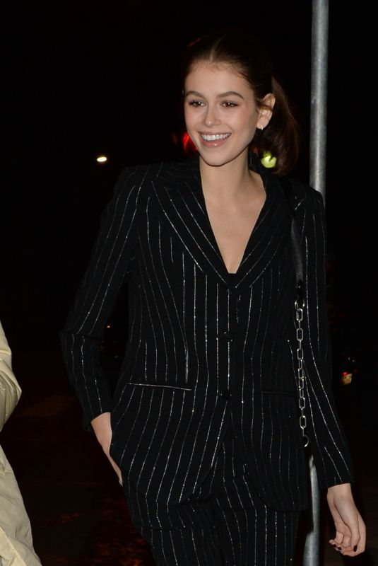 KAIA GERBER Leaves Vogue Party in Paris 03/04/2019