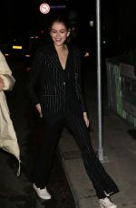 KAIA GERBER Night Out in Paris 03/04/2019
