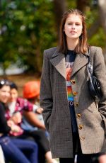 KAIA GERBER Out at Washington Square Park in New York 03/30/2019