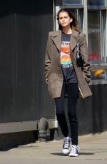 KAIA GERBER Out at Washington Square Park in New York 03/30/2019