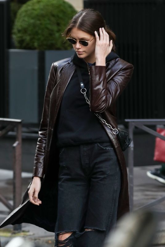KAIA GERBER Out in Paris 03/01/2019