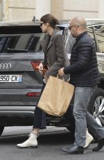 KAIA GERBER Out Shopping in Paris 02/28/2019