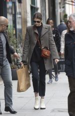 KAIA GERBER Out Shopping in Paris 02/28/2019