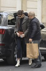 KAIA GERBER Out Shopping in Paris 02/28/2019