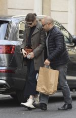 KAIA GERBER Out Shopping in Paris 02/28/2019
