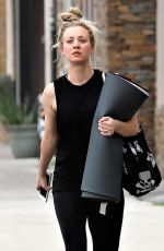 KALEY CUOCO Leaves Yoga Class in Studio City 03/11/2019