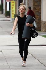 KALEY CUOCO Leaves Yoga Class in Studio City 03/11/2019