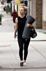 KALEY CUOCO Leaves Yoga Class in Studio City 03/11/2019