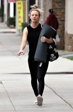 KALEY CUOCO Leaves Yoga Class in Studio City 03/11/2019