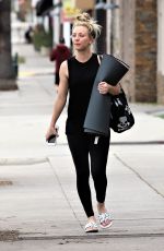KALEY CUOCO Leaves Yoga Class in Studio City 03/11/2019