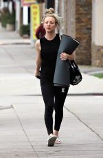 KALEY CUOCO Leaves Yoga Class in Studio City 03/11/2019