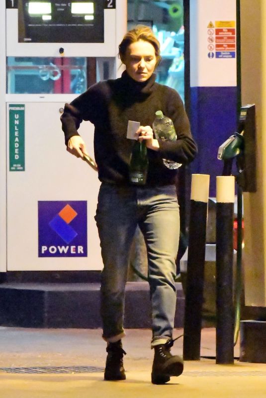KARA TOINTON at a Gas Station in London 03/14/2019