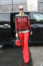 KARLIE KLOSS Arrives at Off-white Fashion Sow in Paris 02/28/2019