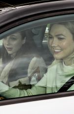 KARLIE KLOSS Driving an Car Out in Paris 03/05/2019