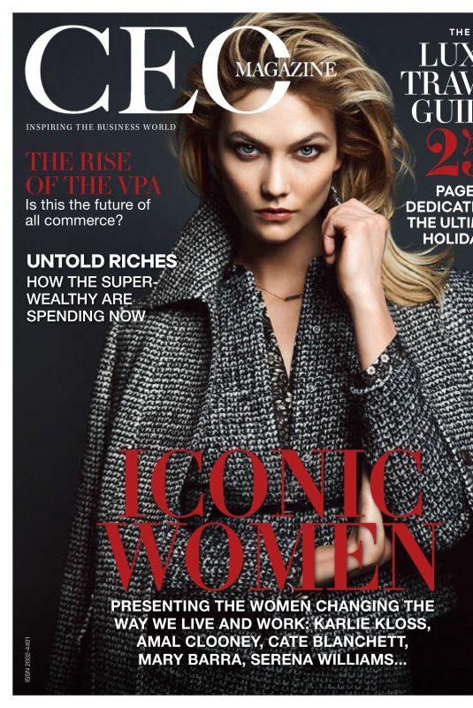 KARLIE KLOSS in Ceo Magazine, March 2019