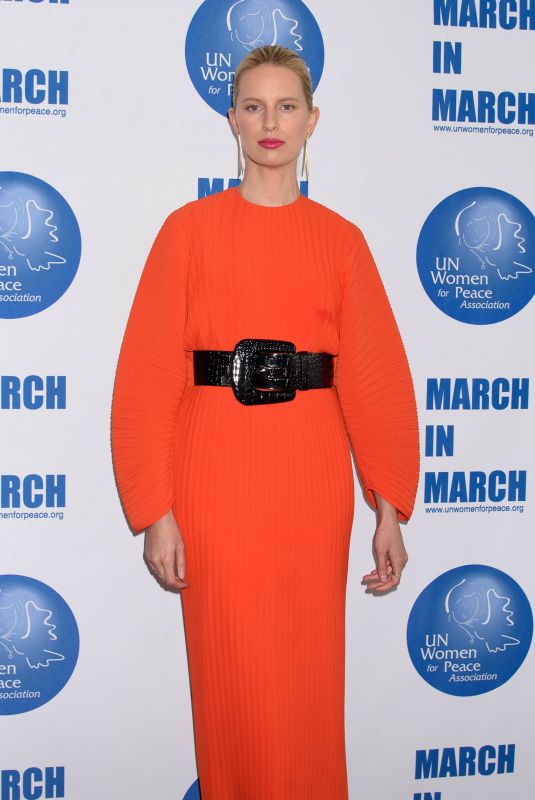 KAROLINA KURKOVA at UN Women for Peace Luncheon in New York 03/01/2019