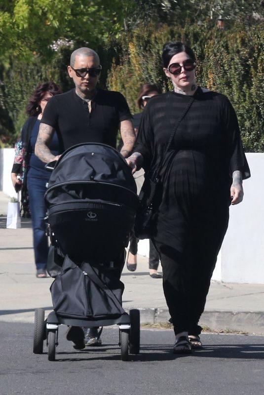 KAT VON D and Rafael Reyes Out in Los Angeles 03/30/2019