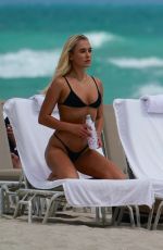 KATARINA ELLE ZARUTSKIE in Bikini at a Beach in Miami 03/16/2019