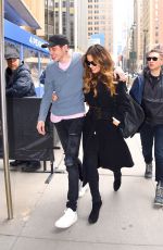 KATE BECKINSALE and Pete Davidson Arrives at NY Rangers Game in New York 03/03/2019
