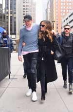 KATE BECKINSALE and Pete Davidson Arrives at NY Rangers Game in New York 03/03/2019