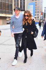 KATE BECKINSALE and Pete Davidson Arrives at NY Rangers Game in New York 03/03/2019
