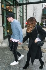 KATE BECKINSALE and Pete Davidson Leaves Madison Square Garden in New York 03/03/2019